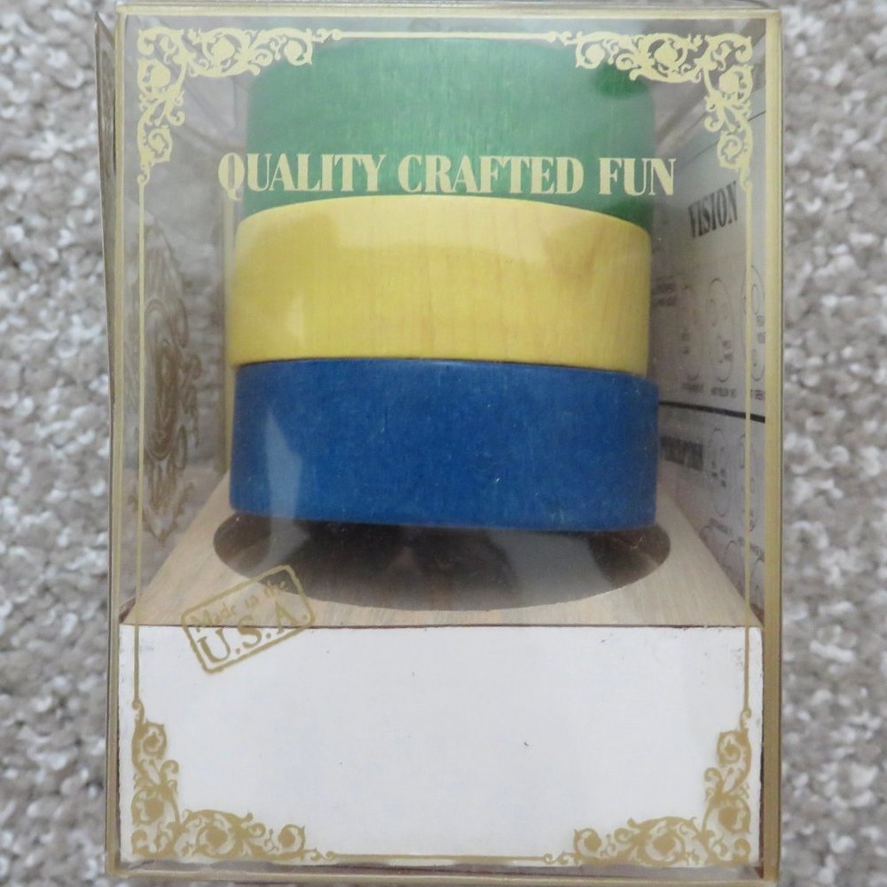 COPY - NEW Vintage Channel Craft Wooden Vision & Perception Puzzle - USA